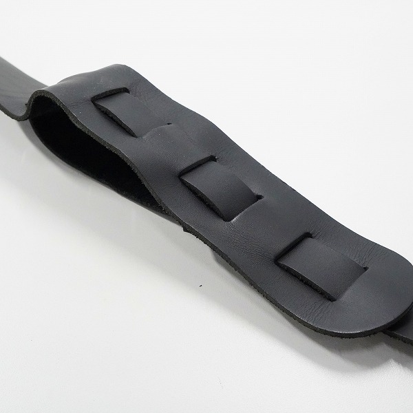 実際に弊社で買取させて頂いた【ノーブランド扱い】 レザー調 ストラップ ギターストラップ ベースストラップ ブラックの画像 6枚目