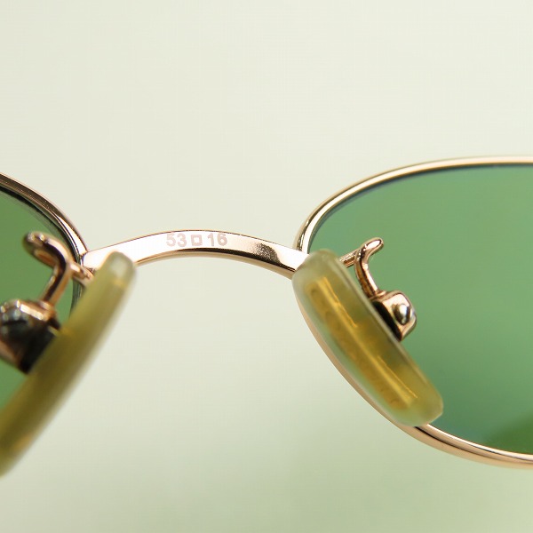 実際に弊社で買取させて頂いたCOACH/コーチ メタルフレーム 眼鏡/メガネフレーム/アイウェア シャイニー ローズ ゴールド HC5098TD-9331の画像 3枚目