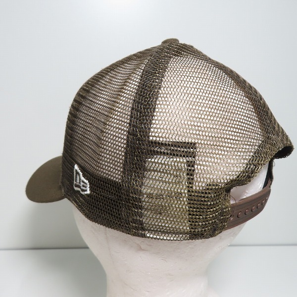 実際に弊社で買取させて頂いたF.C.Real Bristol×NEW ERA/F.Cレアルブリストル×ニューエラ メッシュ キャップ 茶 FCRB-202084の画像 2枚目