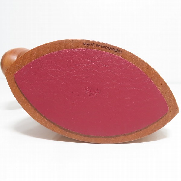 実際に弊社で買取させて頂いたHERMES/エルメス サマルカンド ペーパーウェイト 置物 オブジェ ブラウン系の画像 4枚目