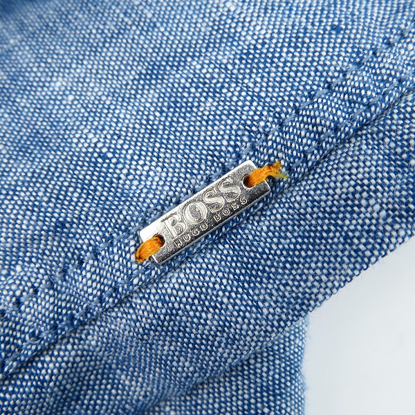 実際に弊社で買取させて頂いた【未使用】HUGO BOSS/ヒューゴボス デニム シャツ 10205280 3XLの画像 3枚目