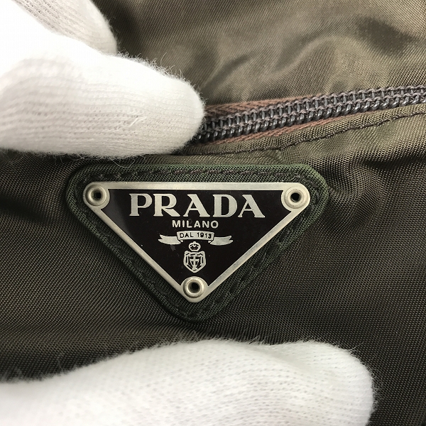 実際に弊社で買取させて頂いたPRADA/プラダ ロゴプレート ナイロン トートバッグの画像 4枚目