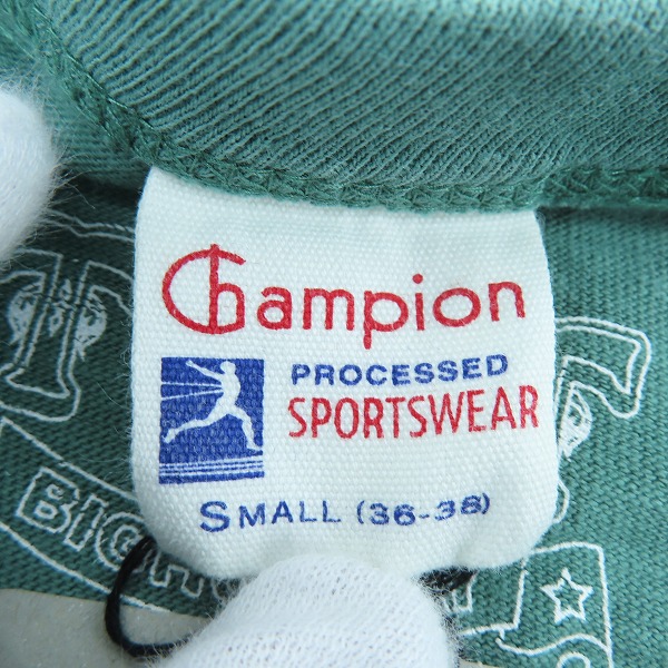 実際に弊社で買取させて頂いたTMT×Champion/ティーエムティー×チャンピオン プリント Tシャツ/Ｓの画像 3枚目