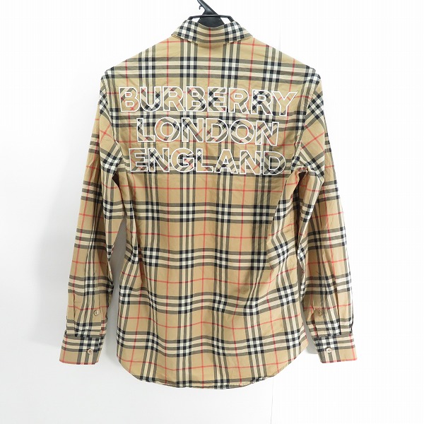 実際に弊社で買取させて頂いたBURBERRY LONDON/バーバリーロンドンノバチェック ロングスリーブシャツ 8038521 XSの画像 1枚目