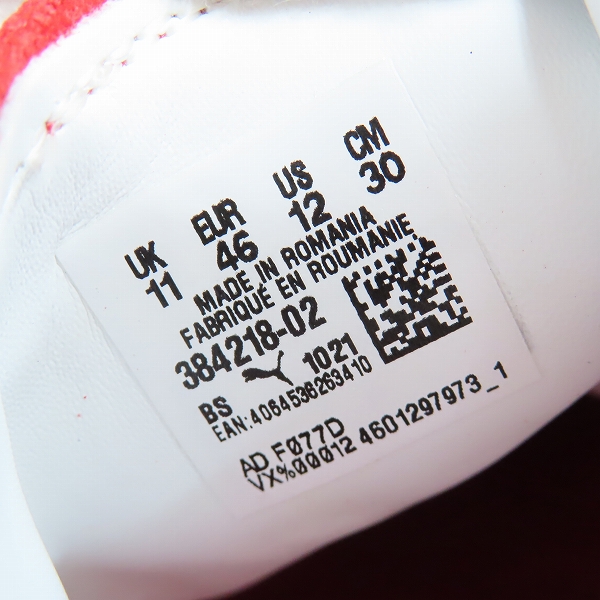 実際に弊社で買取させて頂いた PUMA/プーマ MUNSTER OG/ミュンスターOG  レッド 384218-02/30の画像 5枚目