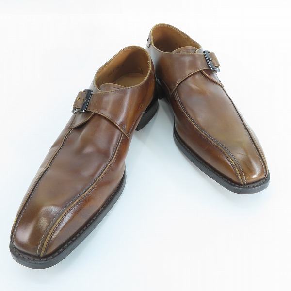 実際に弊社で買取させて頂いたREGAL/リーガル ビークトウスワールモンク レザーシューズ 04AR/26.0