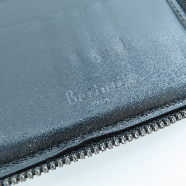実際に弊社で買取させて頂いたBerluti/ベルルッティ カリグラフィ ラウンドジップ 長財布/ウォレットの画像 4枚目