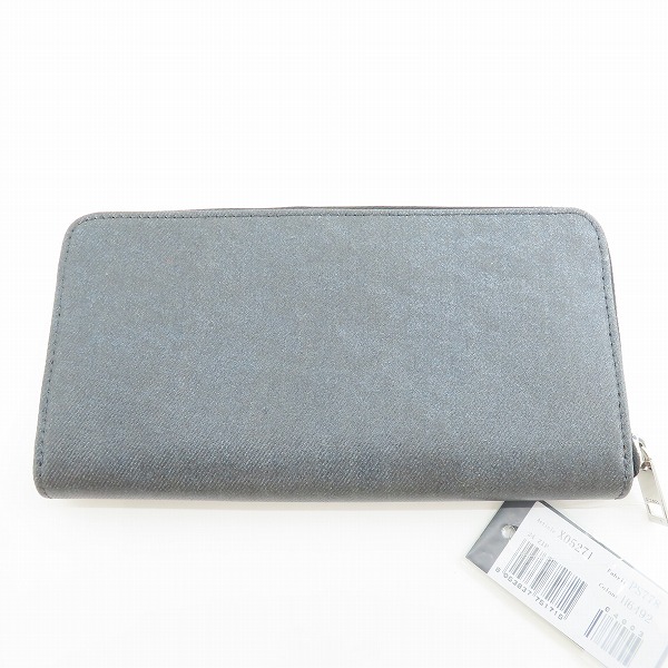 実際に弊社で買取させて頂いた【未使用】DIESEL/ディーゼル デニム地 ラウンドジップ ウォレット/長財布の画像 1枚目
