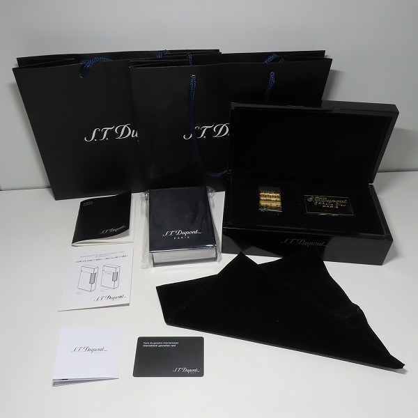 実際に弊社で買取させて頂いたS.T.Dupont/デュポン Hotel Particulier/ホテルパーティカリア LINE2 SMALL/ライン2スモール ライターの画像 9枚目