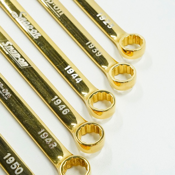実際に弊社で買取させて頂いたSnap-on/スナップオン 80WRSETX 80周年記念モデル コンビネーションレンチ セットの画像 6枚目