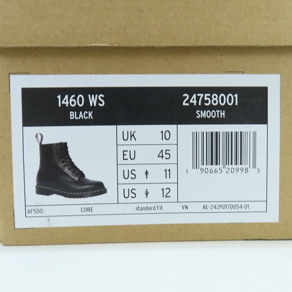 実際に弊社で買取させて頂いたDr.Martens/ドクターマーチン 8EYE/8ホール ブーツ ホワイトステッチ 1460 WS/24758001/UK10の画像 9枚目