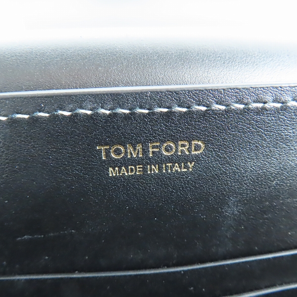 実際に弊社で買取させて頂いたTOM FORD/トムフォード PADLOCK CROSSBODY/パドロック クロスボディバッグ ブラック L1480T-LCL104の画像 5枚目