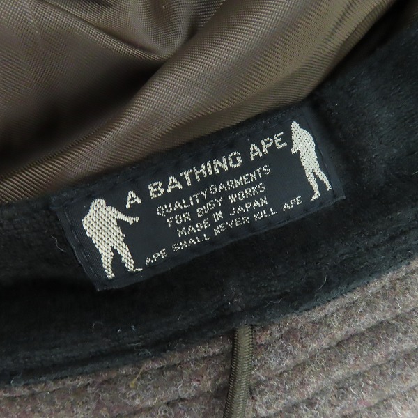実際に弊社で買取させて頂いた【未使用】A BATHING APE/アベイシングエイプ gore wind stopper ハットの画像 5枚目