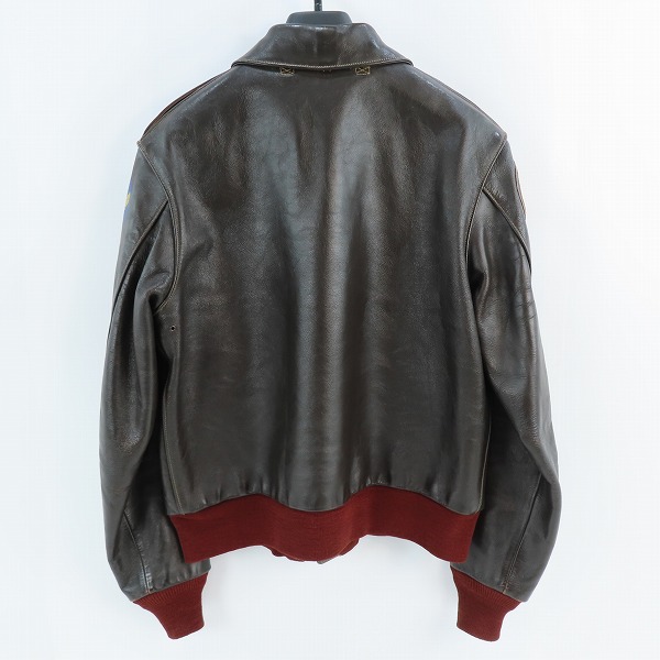 実際に弊社で買取させて頂いたBUZZ RICKSON'S/バズリクソンズ A-2 ホースハイド/馬革 フライトジャケット M83086 /40の画像 1枚目