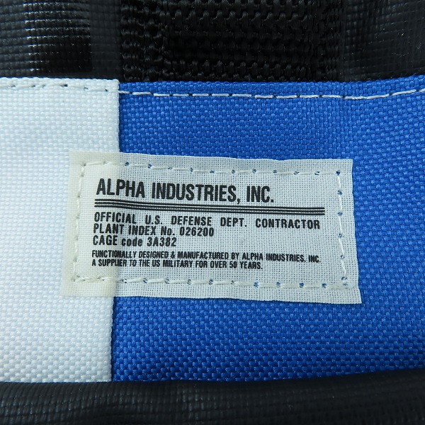 実際に弊社で買取させて頂いたALPHA INDUSTRIES/アルファインダストリーズ バックパック リュックサック スクエア型 PC収納の画像 5枚目