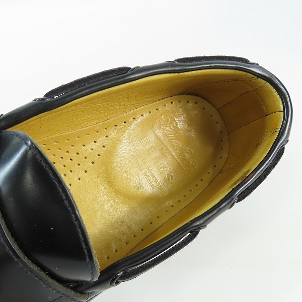 実際に弊社で買取させて頂いたParaboot/パラブーツ BEAMS/ビームス 別注 CORSICA MARINE デッキシューズ/ローファー 1117/6.5の画像 4枚目
