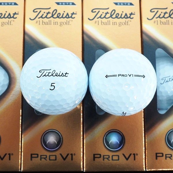 実際に弊社で買取させて頂いた【未使用】Titleist/タイトリスト PRO V1 ゴルフボール ホワイト 2ダースの画像 1枚目