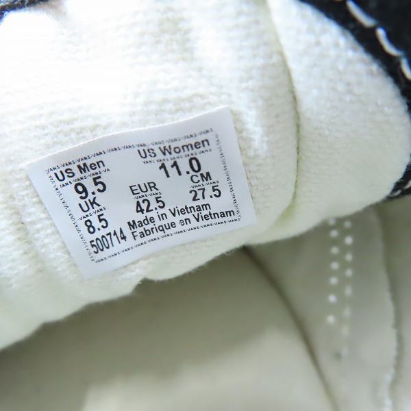 実際に弊社で買取させて頂いたVANS/バンズ OLD SKOOL/オールドスクール SKULLS/スカル VN0A38G1H0B/27.5の画像 5枚目