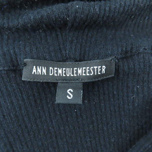 実際に弊社で買取させて頂いたANN DEMEULEMEESTER/アンドゥムルメステール レイヤード フーディー カットソー 352-01-37023 /Sの画像 2枚目
