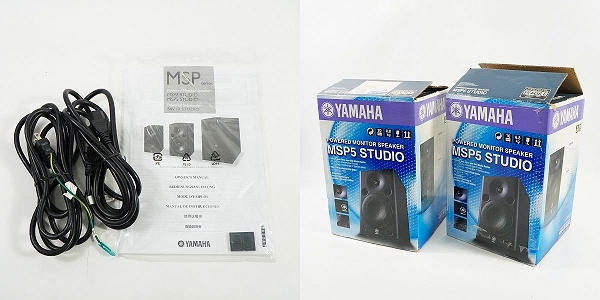 実際に弊社で買取させて頂いたYAMAHA/ヤマハ MSP5 STUDIO パワード モニタースピーカー ペア 動作確認済みの画像 9枚目