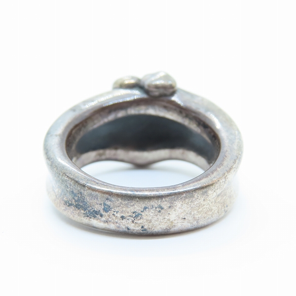 実際に弊社で買取させて頂いたBloodyMary/ブラッディマリー ボーン デザイン リング 2003年 クリスマス限定 18.5-19号の画像 3枚目