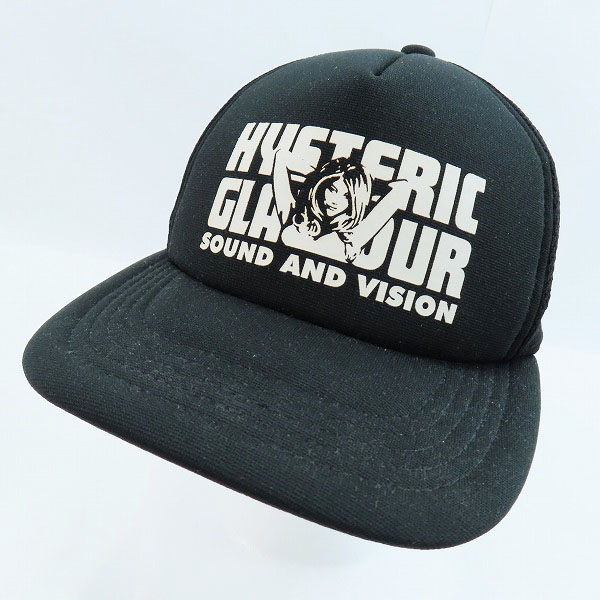 実際に弊社で買取させて頂いたHYSTERIC GLAMOUR/ヒステリックグラマー SOUND AND VISION メッシュキャップ 02191QH02