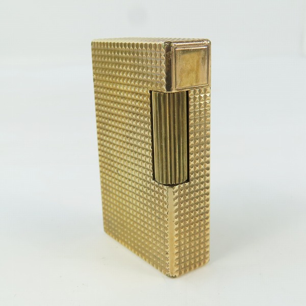 実際に弊社で買取させて頂いたS.T.Dupont/デュポン ライン 1L ガスライター ゴールドの画像 3枚目