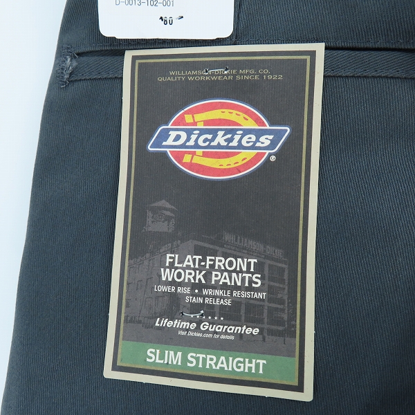 実際に弊社で買取させて頂いた【未使用】Dickies/ディッキーズ SLIM STRAIGHT パンツ チャコール/30×30の画像 8枚目