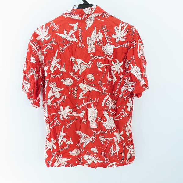 実際に弊社で買取させて頂いたPEARL DIVER/パールダイバー 90年代/ヴィンテージ/日本製 アロハシャツ Mの画像 1枚目