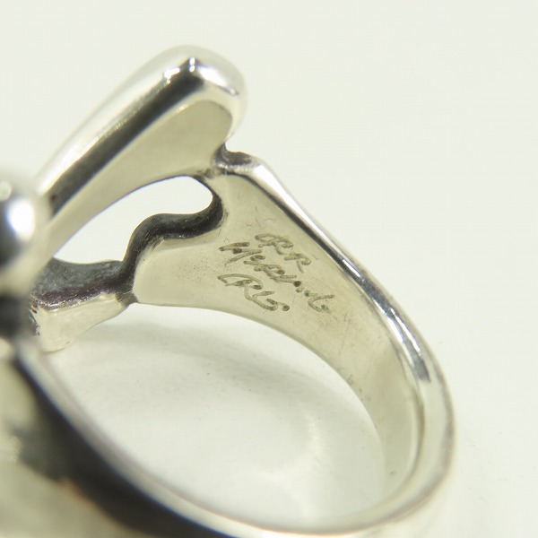 実際に弊社で買取させて頂いたRAT RACE/ラットレース Cross Bone RING/クロスボーンリング 17号の画像 6枚目