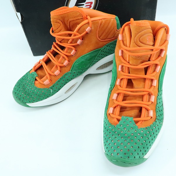 実際に弊社で買取させて頂いたSNS×Reebok/スニーカーズエンスタッフ×リーボック QUESTION MID 15 Stars/クエスチョン ミッド 15 スターズ M44914/29