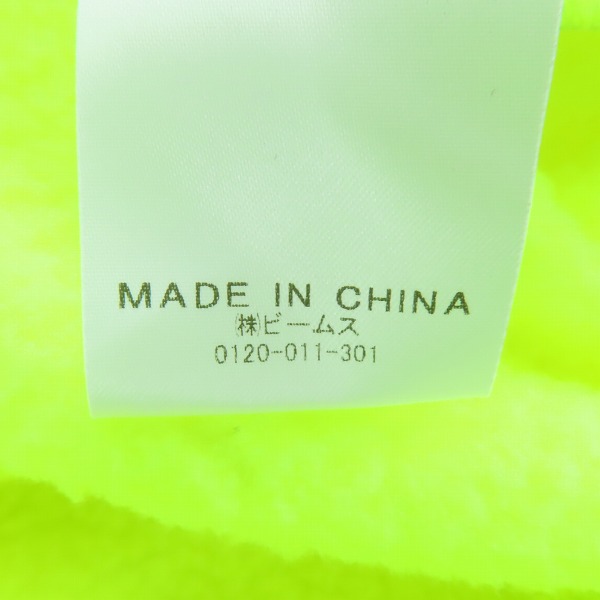 実際に弊社で買取させて頂いたBEAMS GOLF ORANGE LABEL/ビームスゴルフオレンジレーベル 襟ロゴ 裏フリース プルオーバーシャツ 82-13-0014-444/XLの画像 3枚目