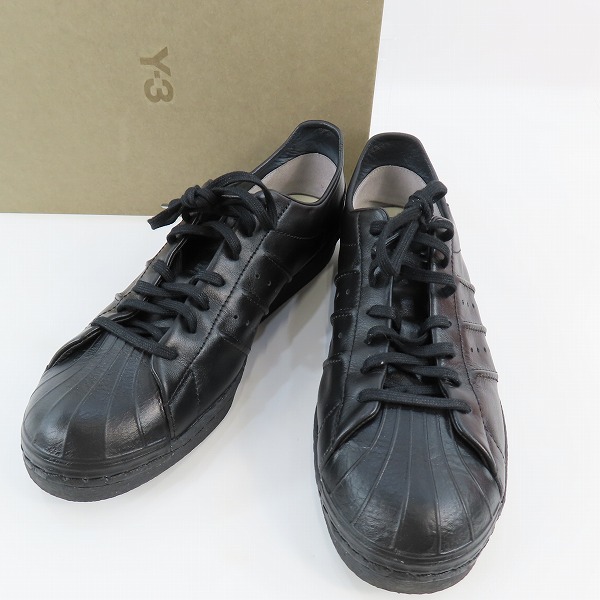 実際に弊社で買取させて頂いたY-3/ワイスリー SUPERSTAR/スーパースター レザースニーカー IE3237/28.5