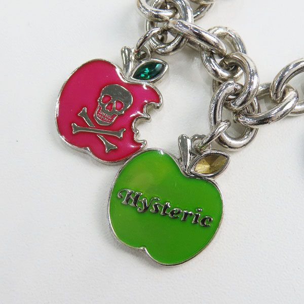 実際に弊社で買取させて頂いたHYSTERIC GLAMOUR/ヒステリックグラマー リンゴ スカル ブレスレットの画像 3枚目