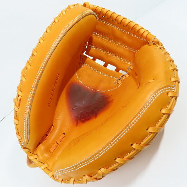 実際に弊社で買取させて頂いたHI-GOLD/ハイゴールド 硬式用/キャッチャーミット/捕手用ミット/PRG-241Mの画像 2枚目