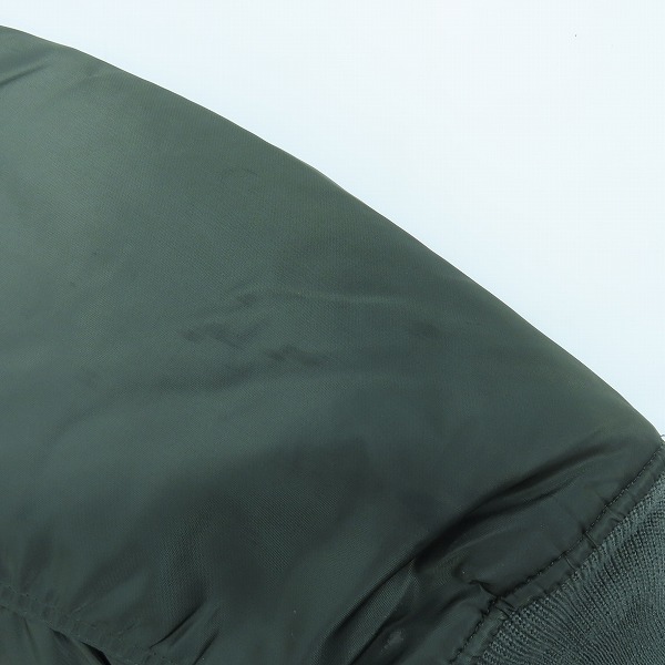 実際に弊社で買取させて頂いたWTAPS×ALPHA/ダブルタップス×アルファ N-2B CORE SPEC コアスペック ファー付ジップアップジャケット TA0690-9019/XLの画像 6枚目