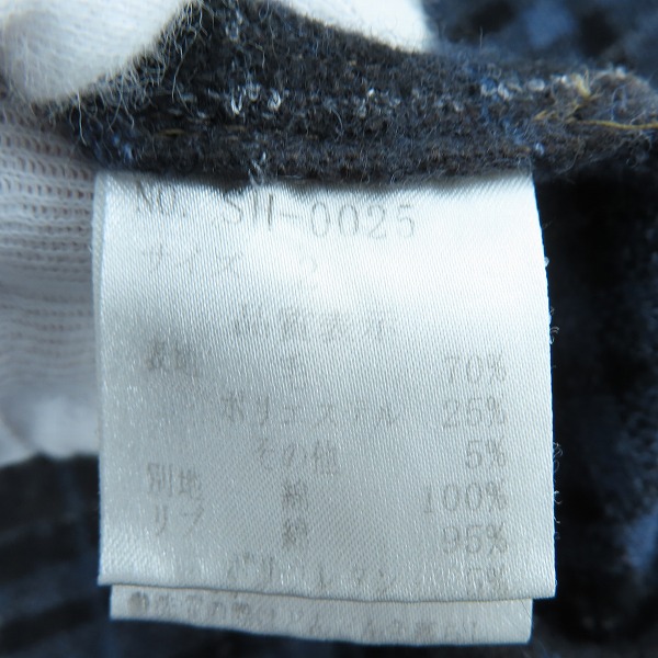 実際に弊社で買取させて頂いたCHARMCULT/チャームカルト チェック ネルシャツパーカー SH-0025/2の画像 3枚目