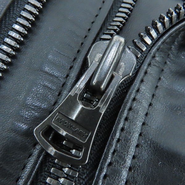 実際に弊社で買取させて頂いたYohji Yamamoto×ISAMU KATAYAMA BACKLASH 19SS ジャパンホース ダブルライダースジャケット HH-Y99-716/2の画像 6枚目