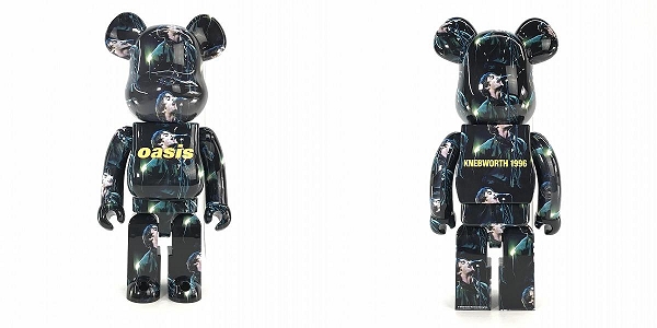 実際に弊社で買取させて頂いた★BE@RBRICK/ベアブリック OASIS KNEBWORTH 1996 Liam Gallagher/オアシス ネブワース 1996 リアムギャラガー 1000％ の画像 1枚目