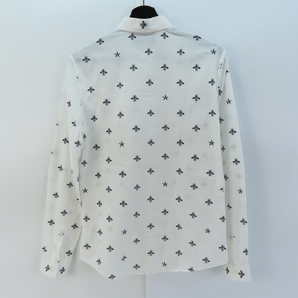 実際に弊社で買取させて頂いた【JPタグ】GUCCI/グッチ レギュラーカラー 総柄 シャツ 408602 Z374A/38の画像 1枚目