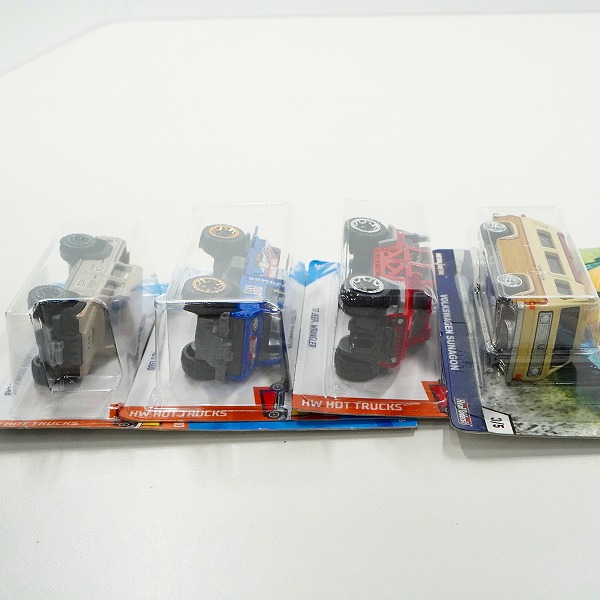 実際に弊社で買取させて頂いた【未開封】Hot Wheels/ホットウィール CARGO CARRIERS VOLKSWAGEN SUNAGON/'17 JEEP WRANGLER 他 ミニカー 4点セットの画像 5枚目