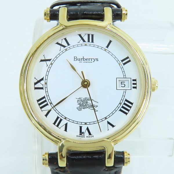 実際に弊社で買取させて頂いたBurberrys/バーバリーズ REGISTERED 3210 クォーツ 腕時計 レディース【動作未確認】