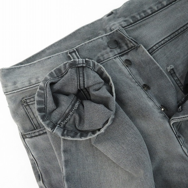 実際に弊社で買取させて頂いたCarhartt/カーハート WIP Newel Pant デニムパンツ グレー系/30の画像 6枚目