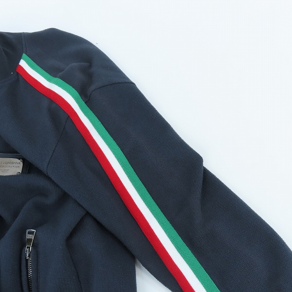 実際に弊社で買取させて頂いたDOLCE&GABBANA/ドルチェ&ガッバーナ ロゴプレート ジップアップ ジャージ/52の画像 8枚目