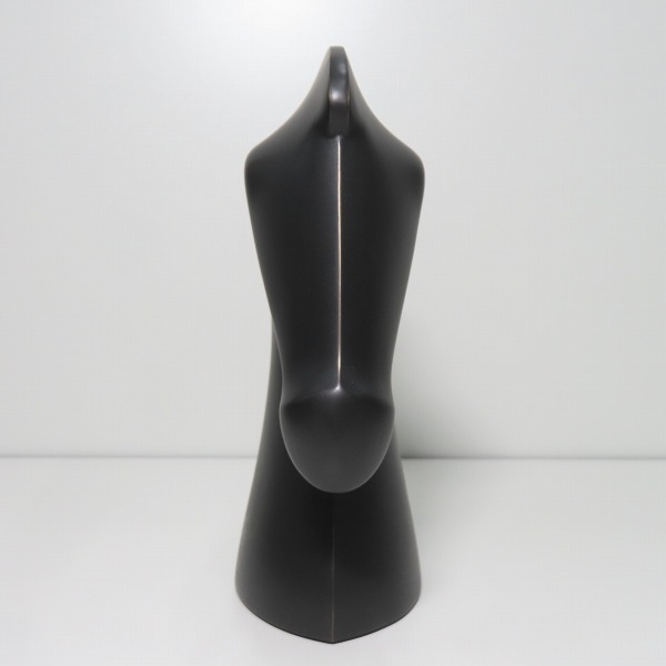 実際に弊社で買取させて頂いたHERMES/エルメス サマルカンド ペーパーウェイト 置物 オブジェ ブラックの画像 3枚目