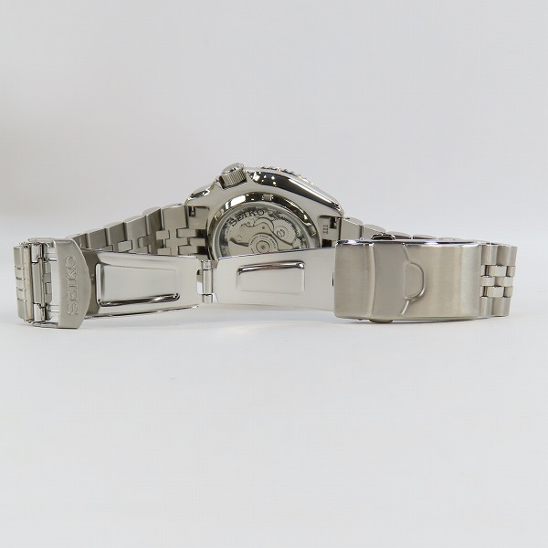 実際に弊社で買取させて頂いたSEIKO/セイコー GMT SKXシリーズ  裏スケ 自動巻き 腕時計 SBSC003/4R34-00A0の画像 3枚目