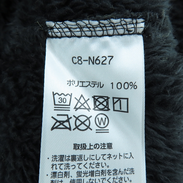 実際に弊社で買取させて頂いたchampion/チャンピオン ジップボアパーカー ブラック C8-N627/Mの画像 3枚目