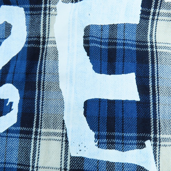 実際に弊社で買取させて頂いたM×Marbles/エム×マーブルス THANK YOU FRIENDS チェック柄 ウエスタンシャツ MSH-A17MM02 /Sの画像 6枚目