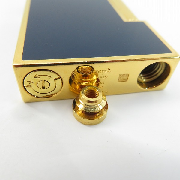 実際に弊社で買取させて頂いたS.T.Dupont/デュポン LINE2/ライン2 ライター 紺漆の画像 4枚目