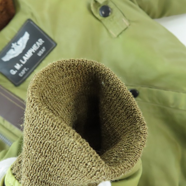 実際に弊社で買取させて頂いたBUZZ RICKSON'S/バズリクソンズ フライトジャケット M13653/36の画像 9枚目